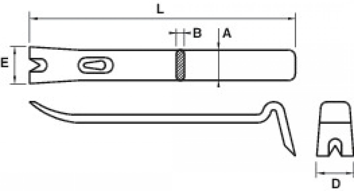 Flat pinching bar 02