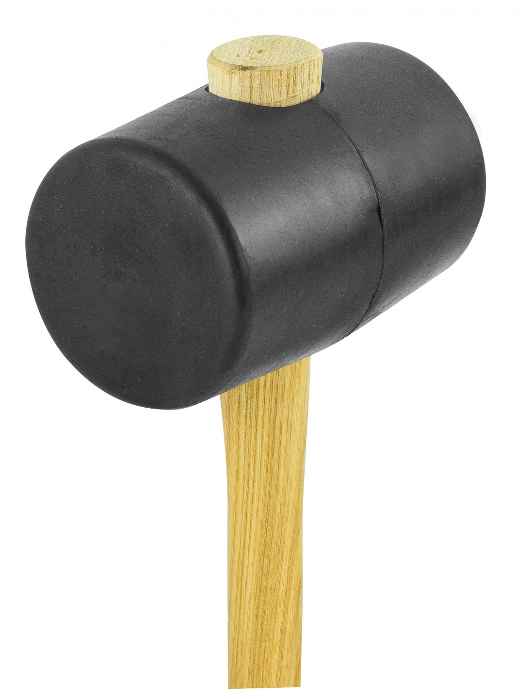 Rubber sledgehammer - hard - 1 kg - 85 mm - ash handle 800 mm - 90 shore 03