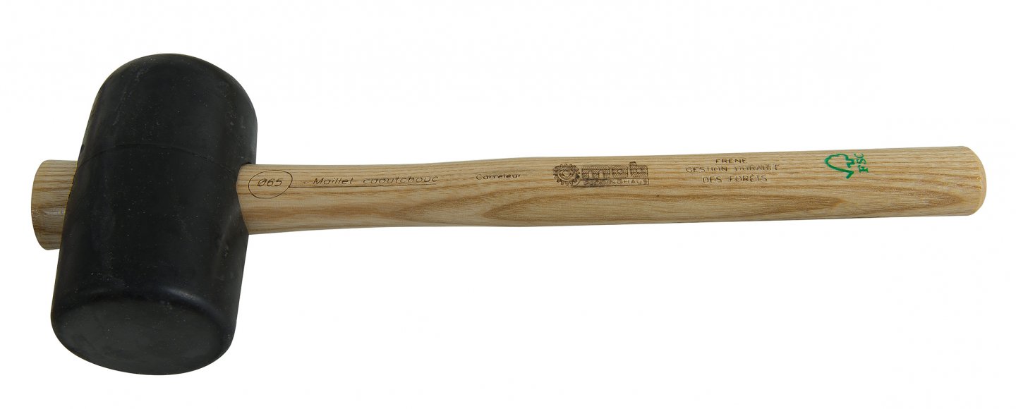 Rubber mallet - half-round