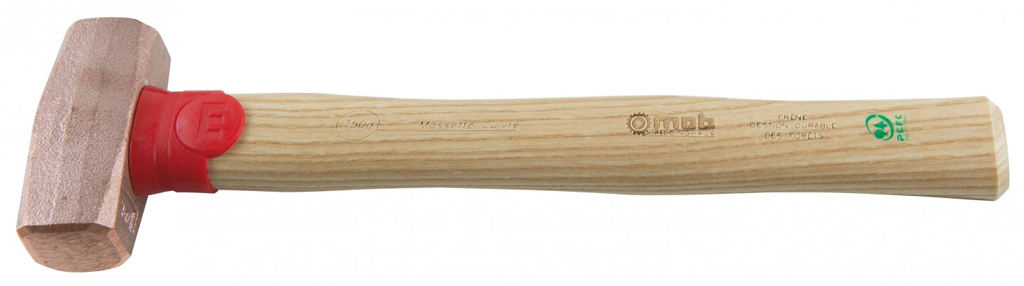 Copper hammer - wood handel