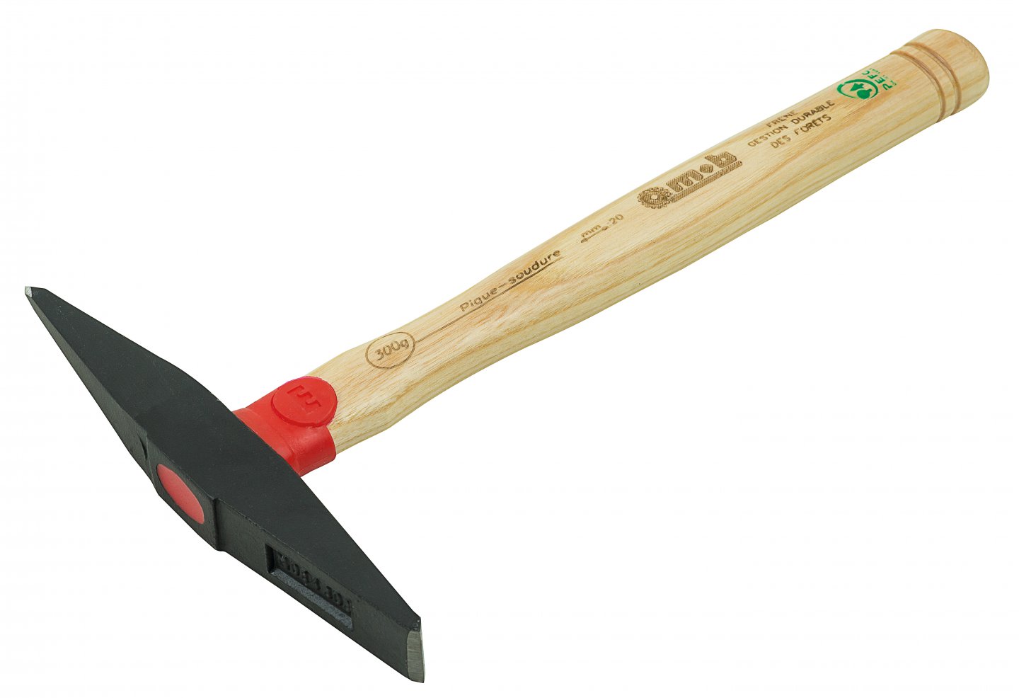 Hammer for electric welders - wood handle