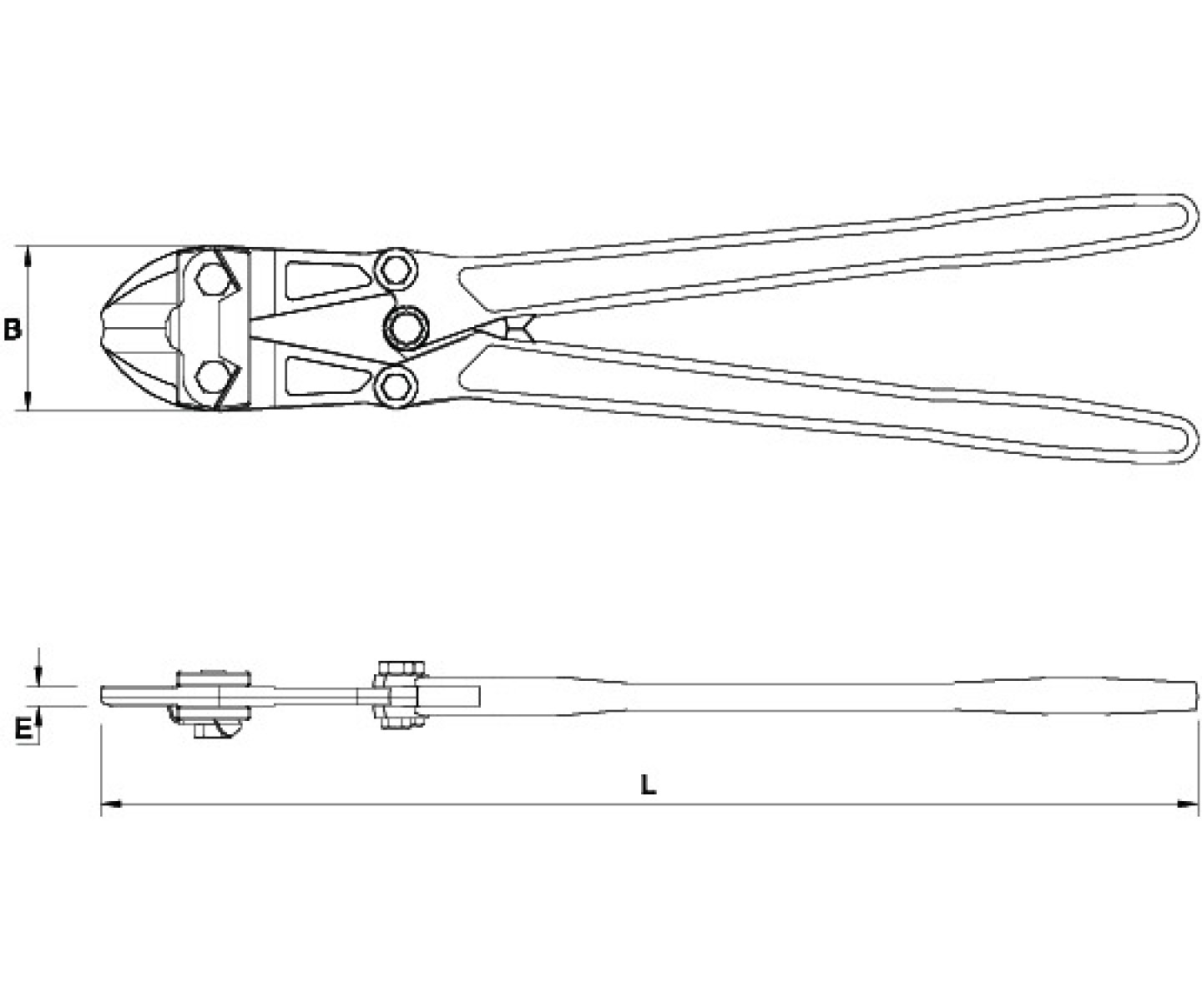 Dupli-bolt cutter with forged arms 02