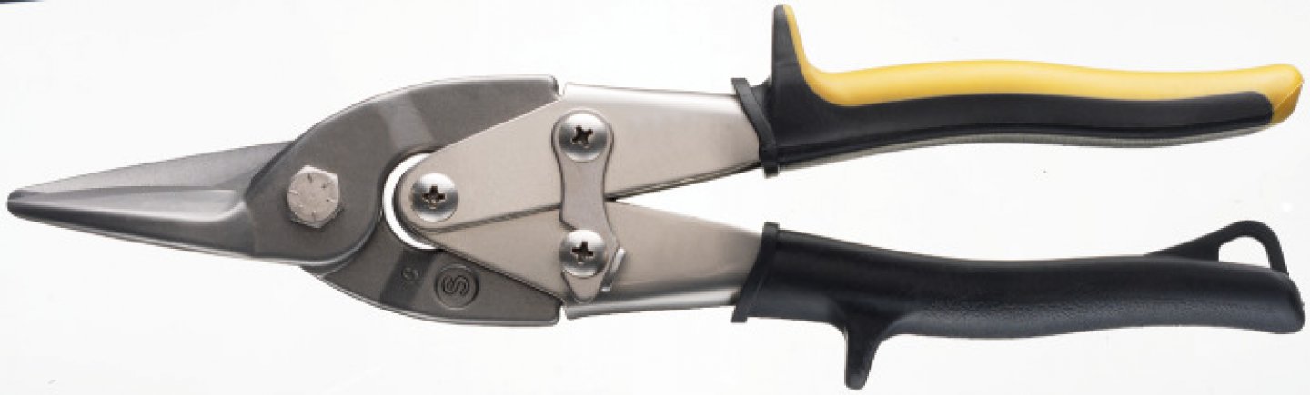Curve-cutting snips, straight