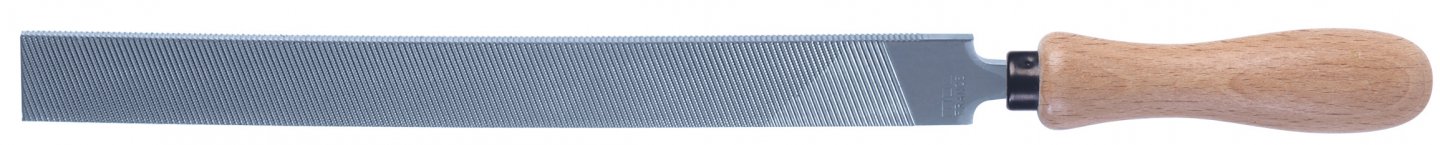 Flat file for soft steels - wooden handle 03