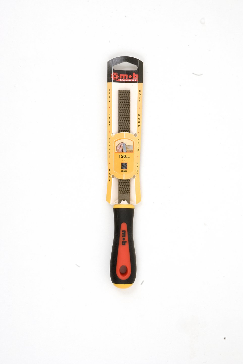 Flat hand rasp with nertech handle 04