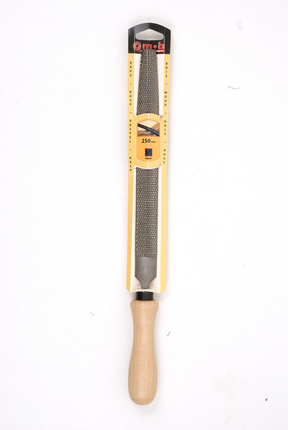 Half round rasp with wooden handle 04