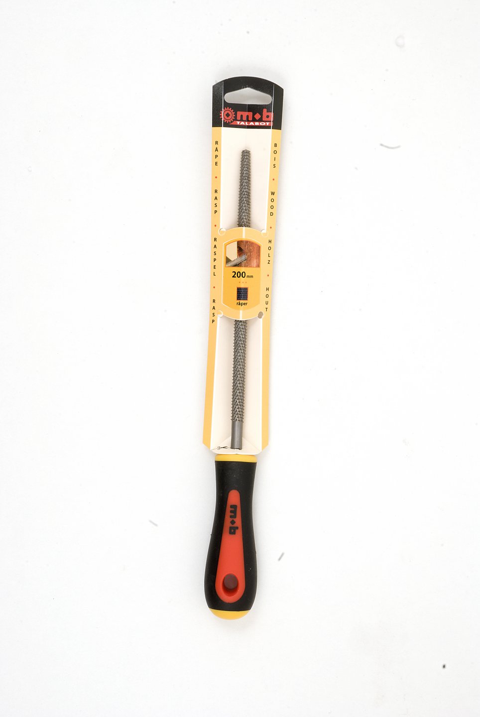 Round rasp with nertech handle