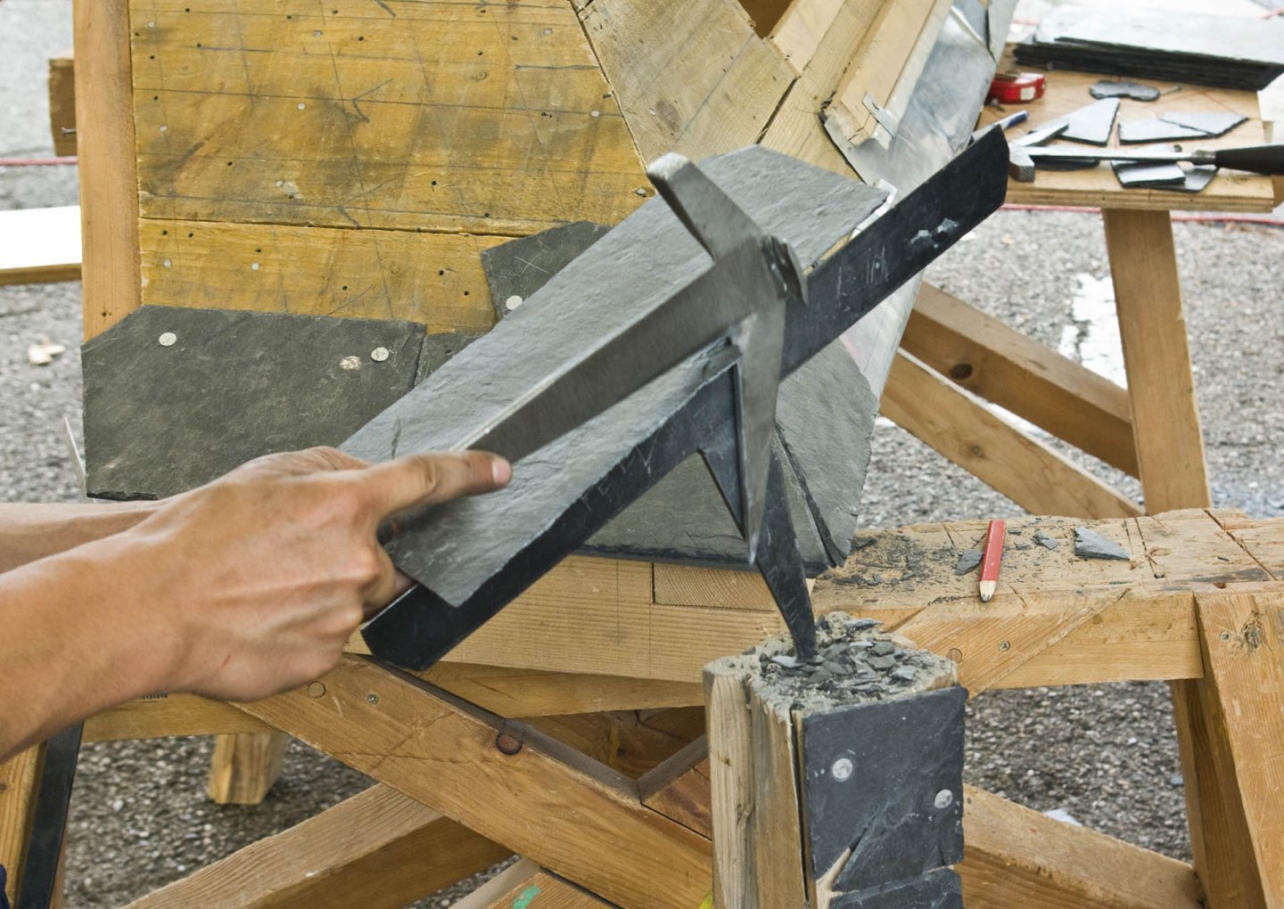 Anvil for roofer french model 05