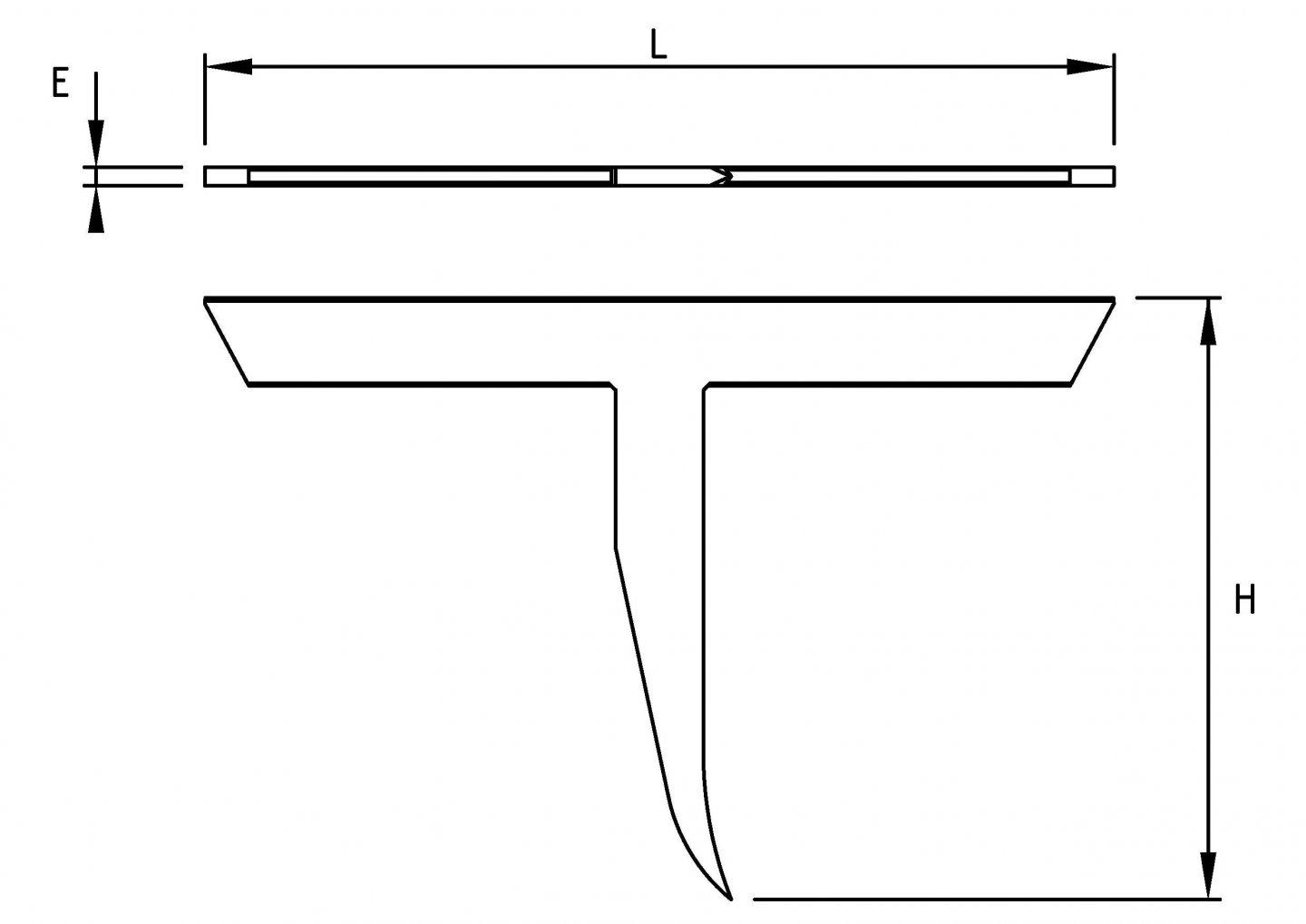 Anvil for roofer french model 03