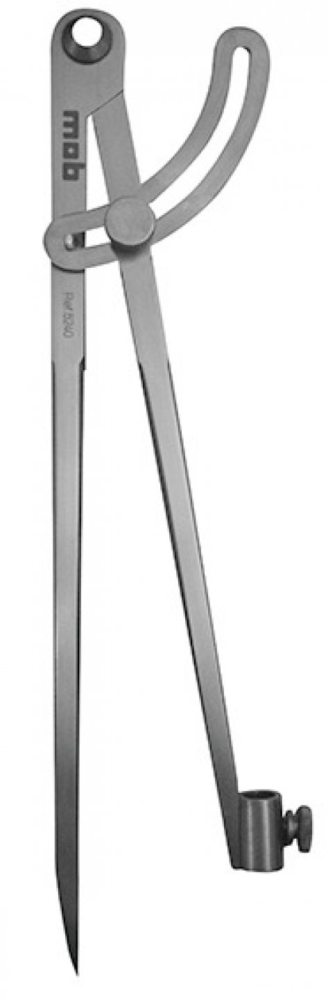 Workshop compass with pencil holder - lockable wing