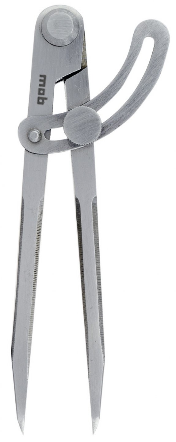 Hinged compass on card