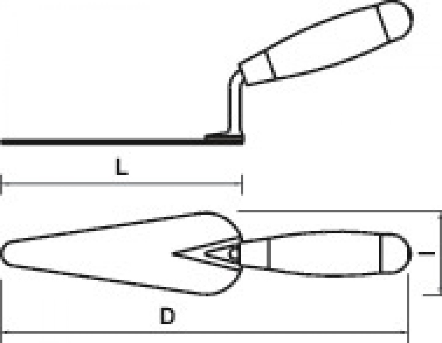 Cat tongue shaped trowel 02