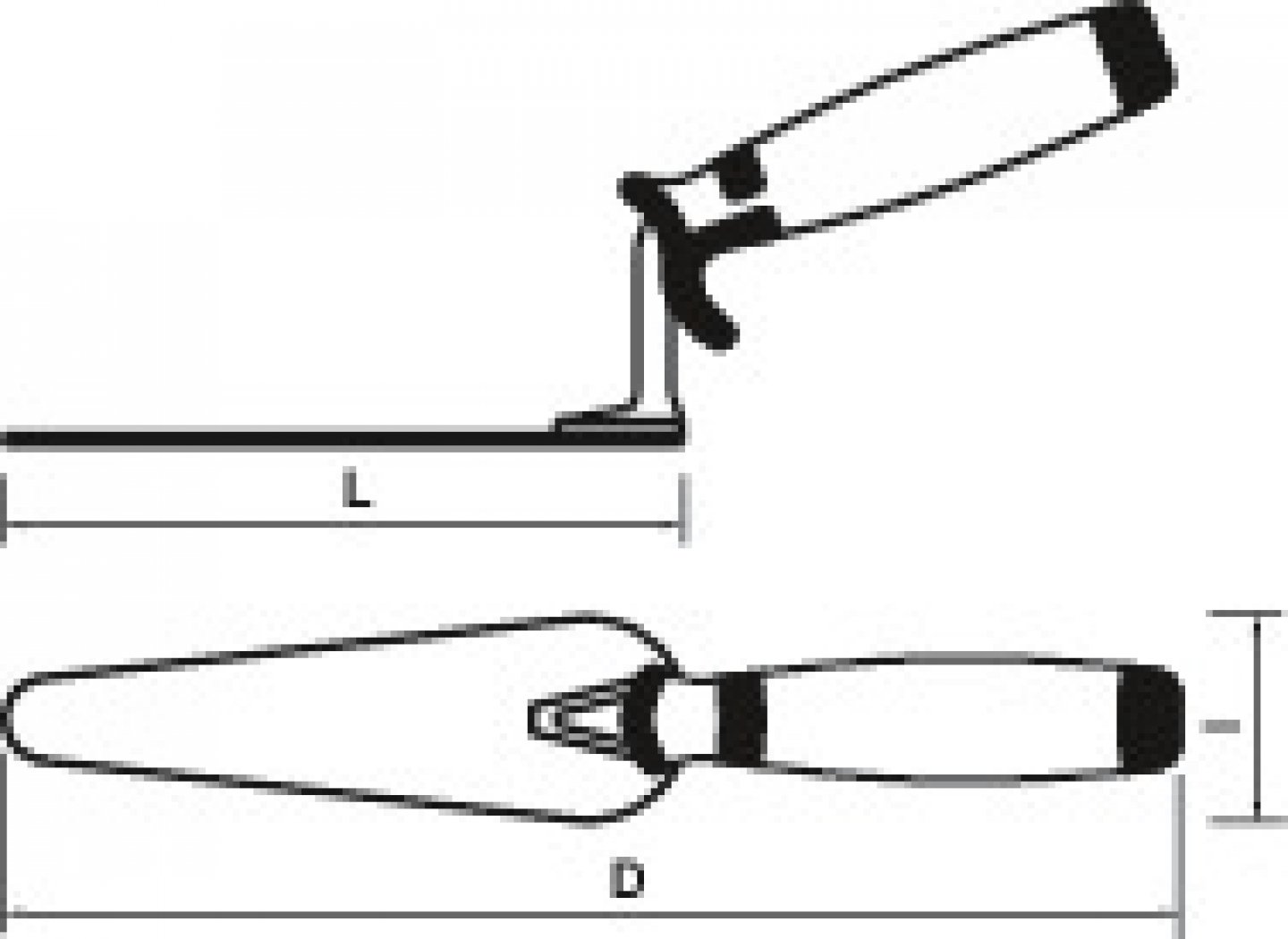 Cat tongue shaped trowel 03