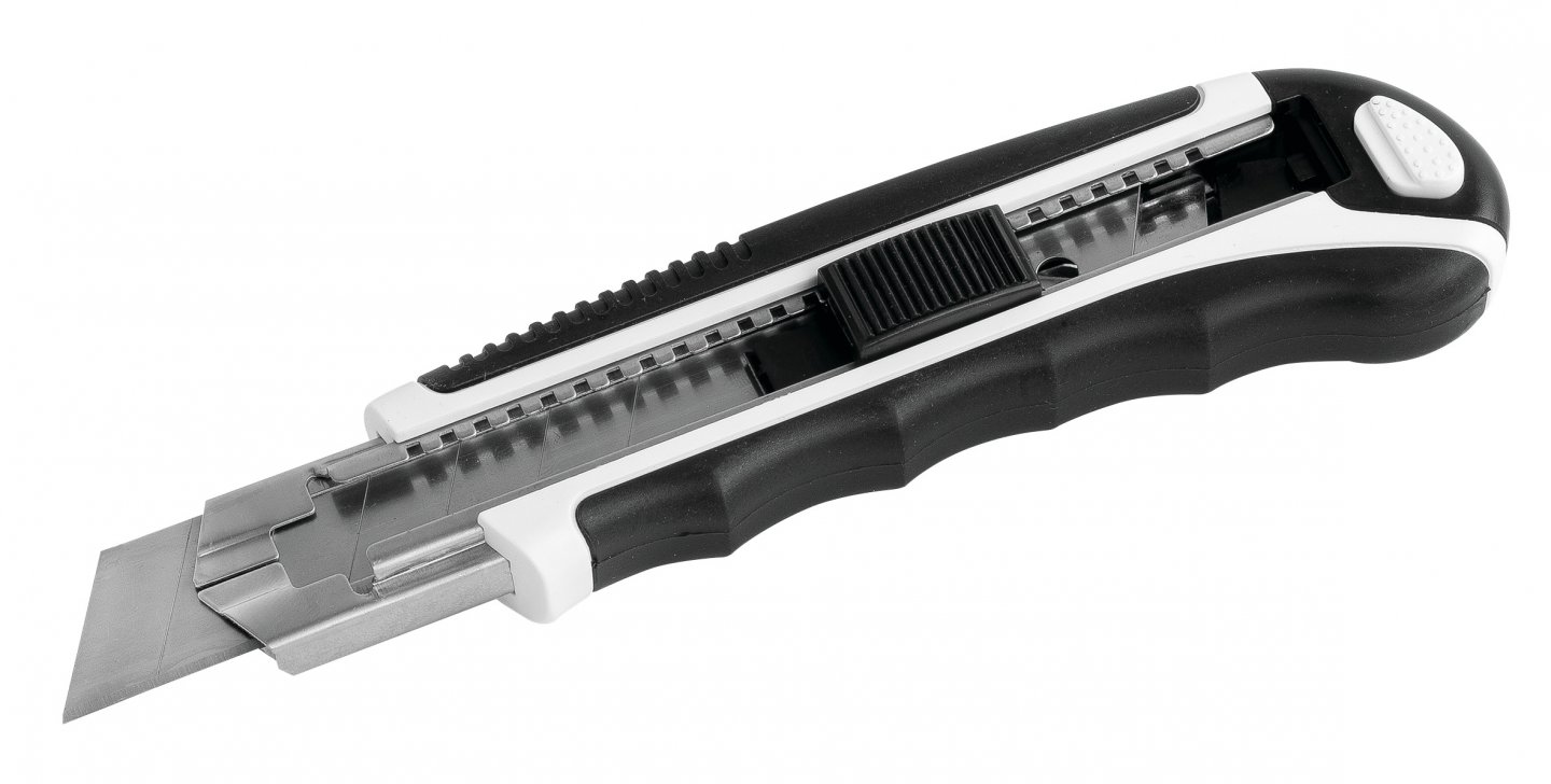 ‘extra strong’ utility knife 25 mm - on card