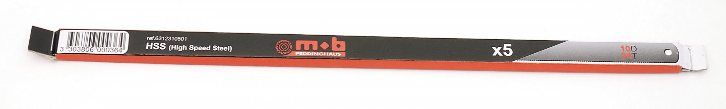 Hss 000 saw blade - white - set of 5 - 300 mm