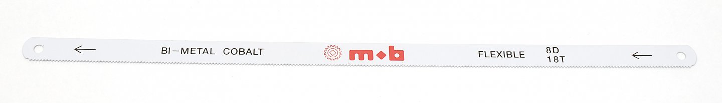 Bi-metal saw blade - white - 300 mm - set of 3 on card 02