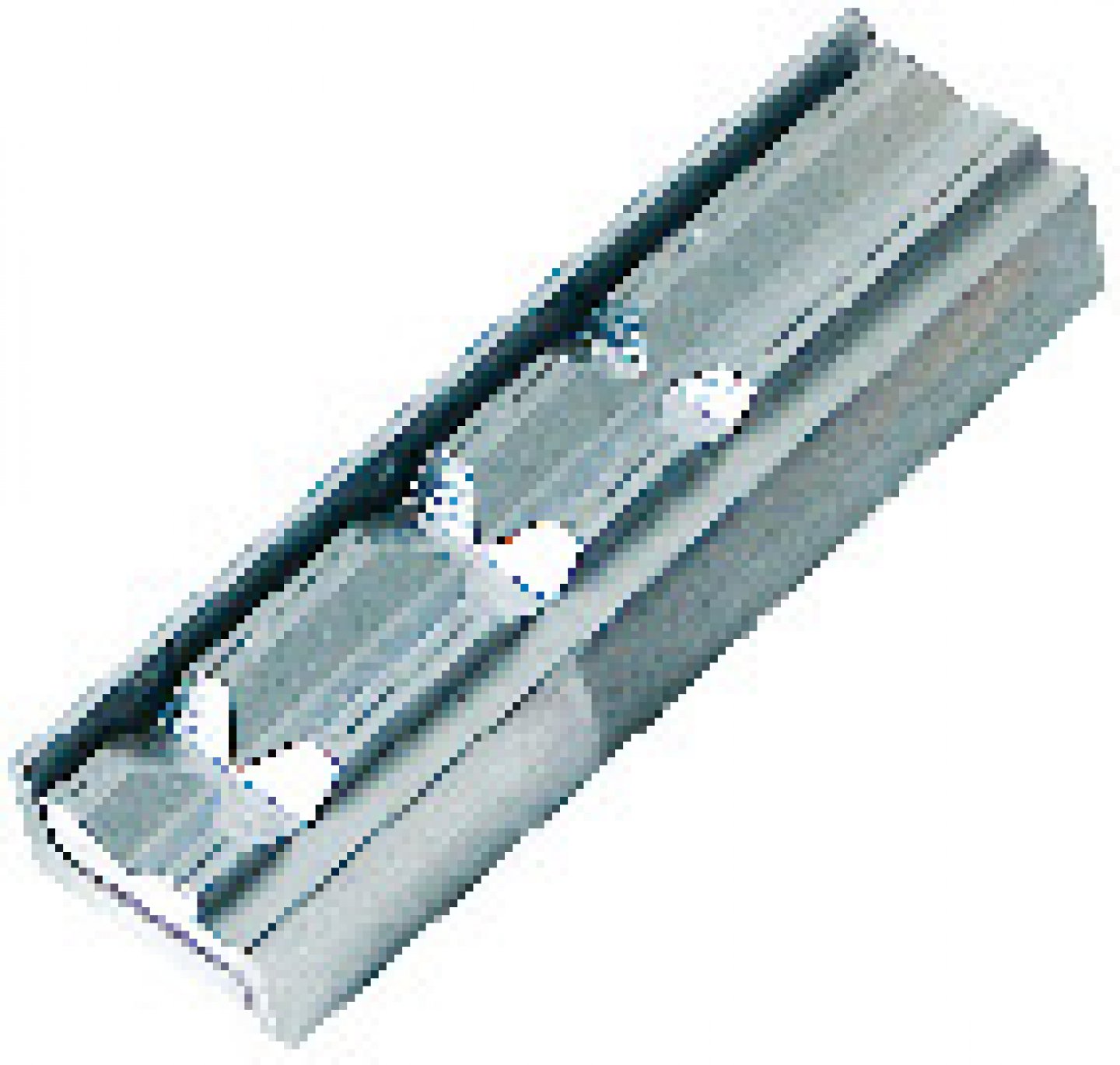 Set of 2 universal facetted gripping jaws