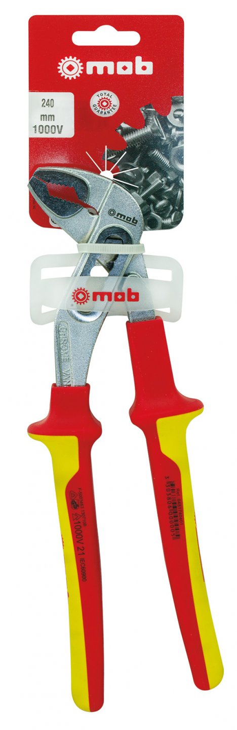 Pipe wrench, box joint, on card