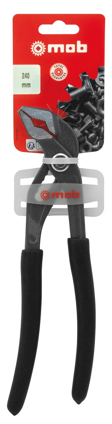 Pipe wrench, slim fit, on card