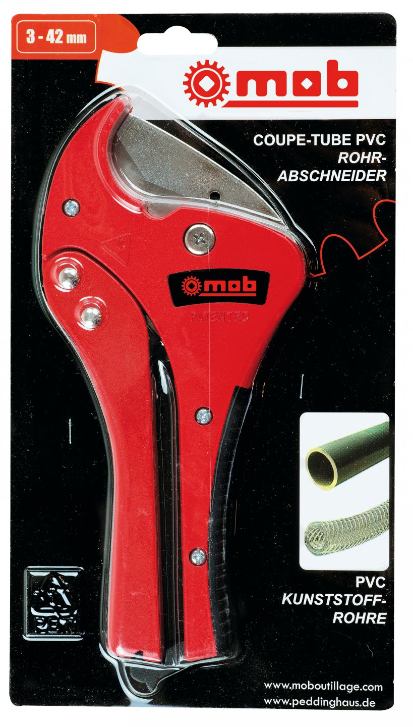 Pipe cutter for plastic pipes 02