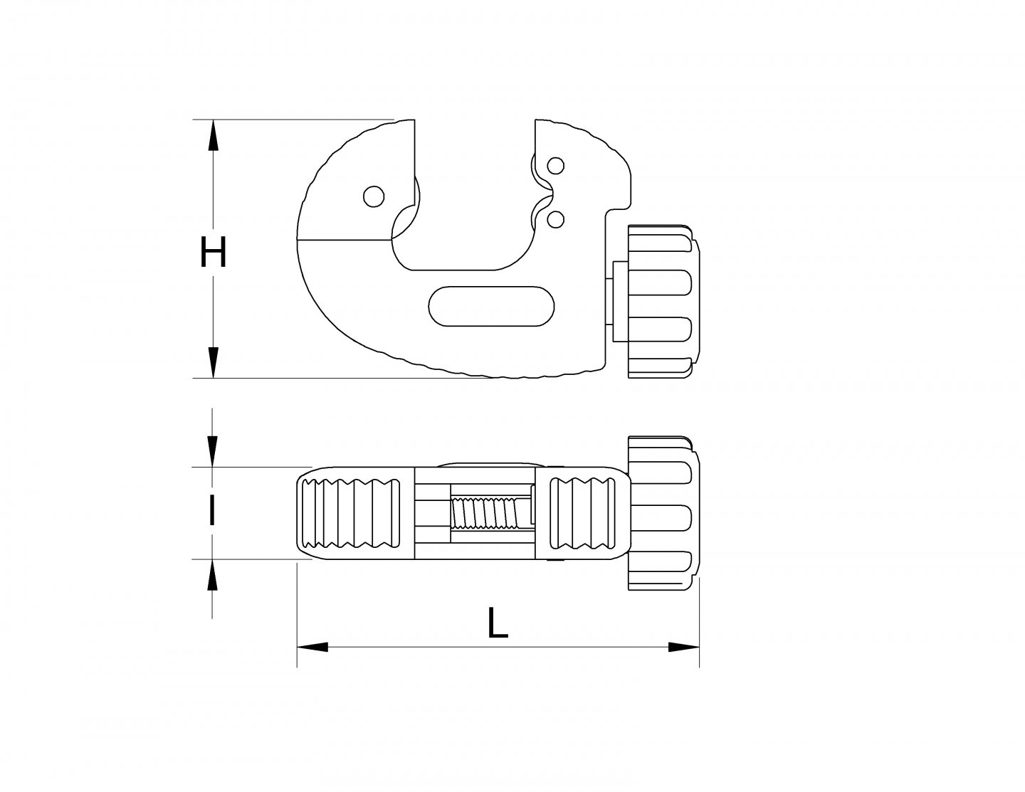 Mini pipe cutter for copper pipes 02