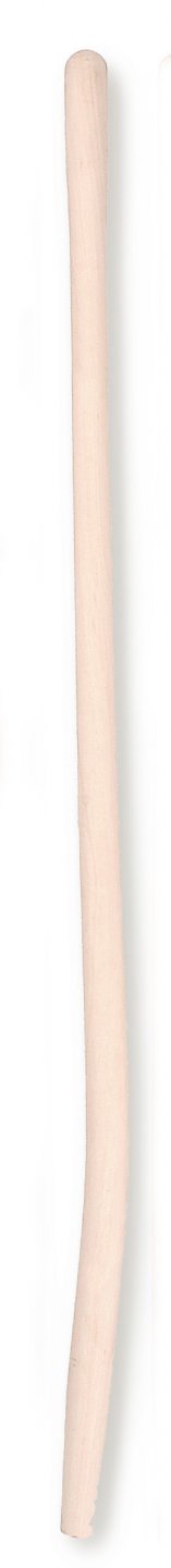 Curved handle for shovels