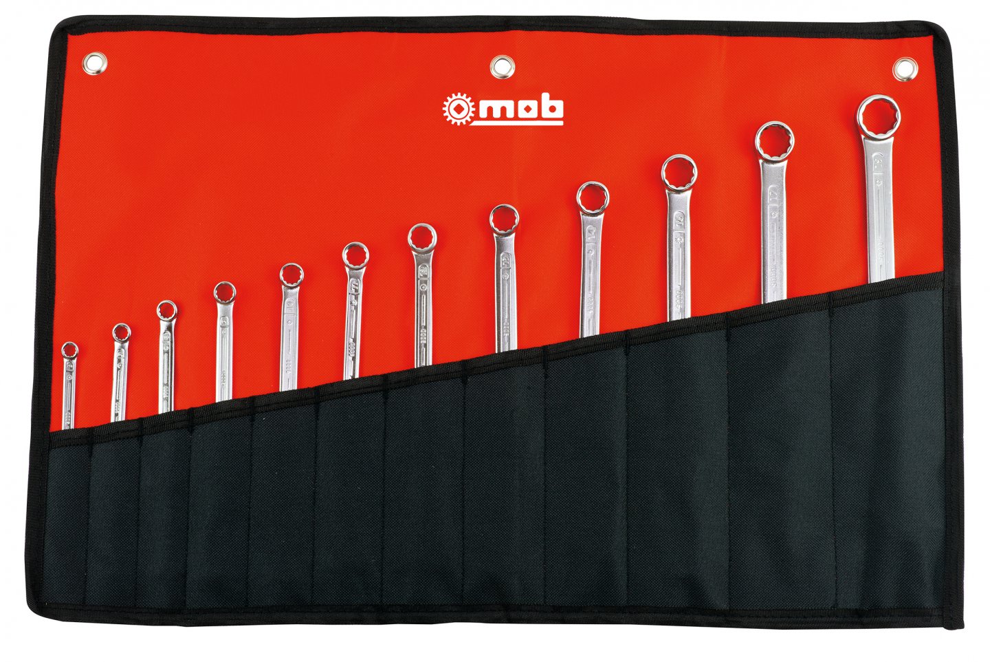 Combination spanner set, 12 pieces