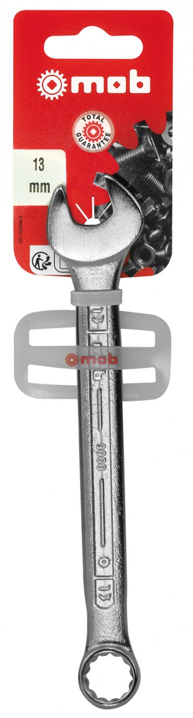 Combination spanners on card