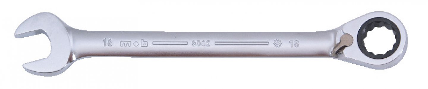 Ratcheting combination spanner set in plastic display 02