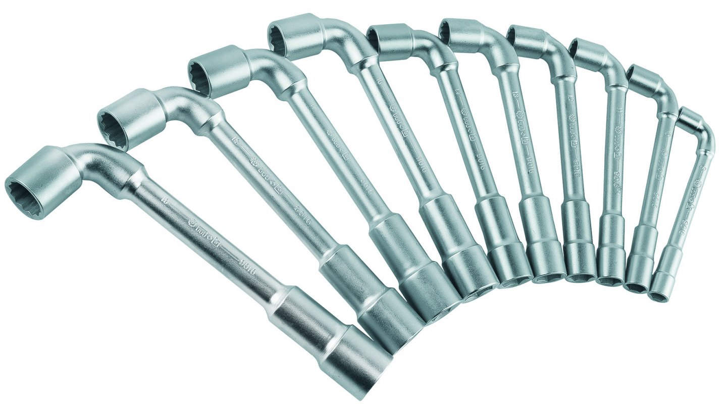 Offset open socket wrenches set 6x12 03