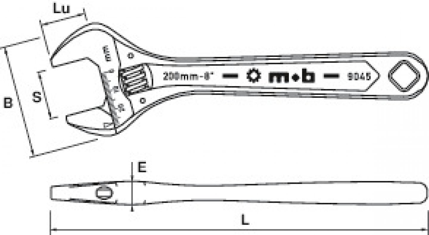 Adjustable wrenches extra-large compact' 03