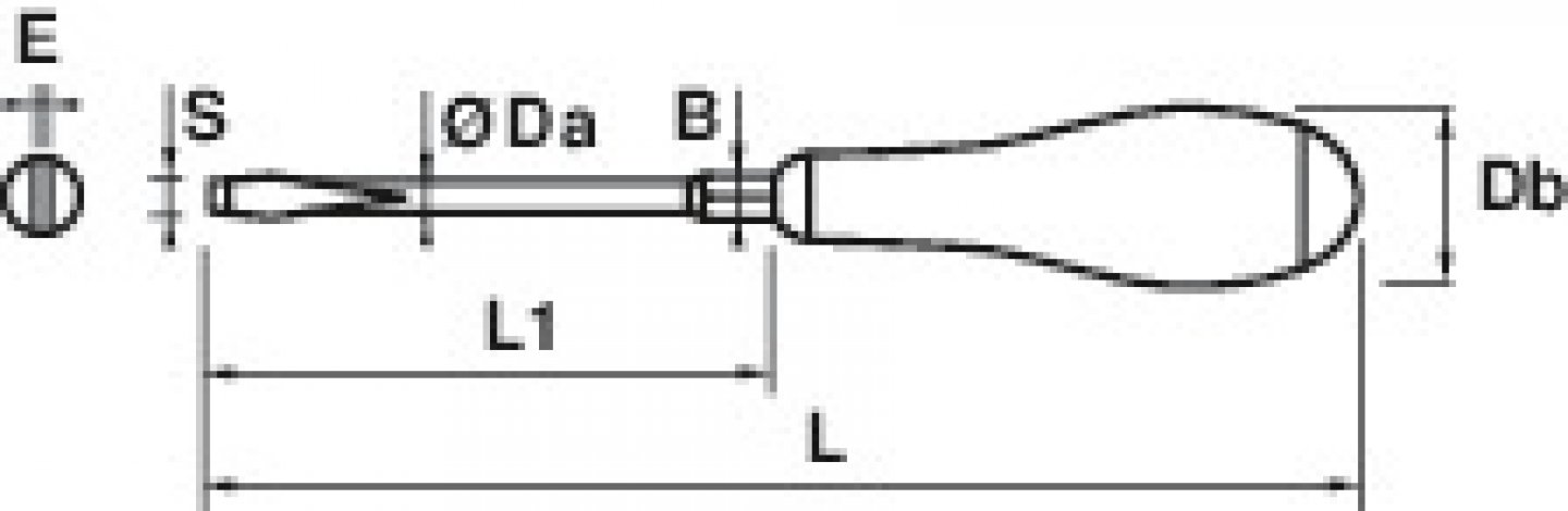 Workshop screwdriver with hexagonal ferrule 02