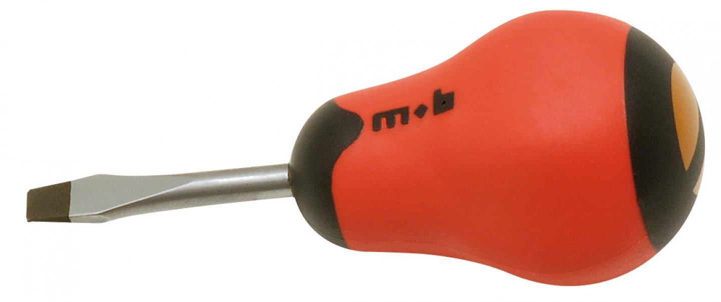 Slotted screwdriver - extra short, on card 02