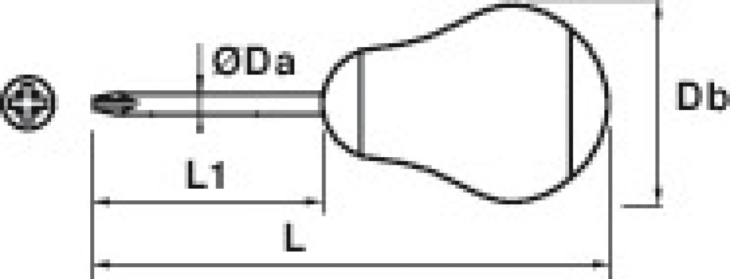 Screwdrivers for pozidriv screws - extra short 02