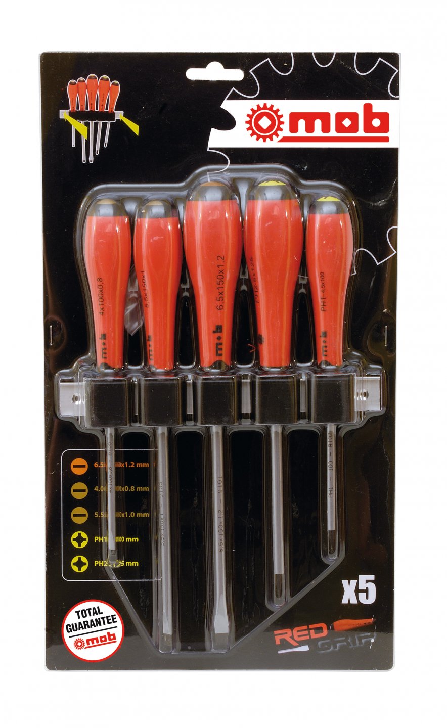 Screwdriver set, 5 pieces - phillips 02