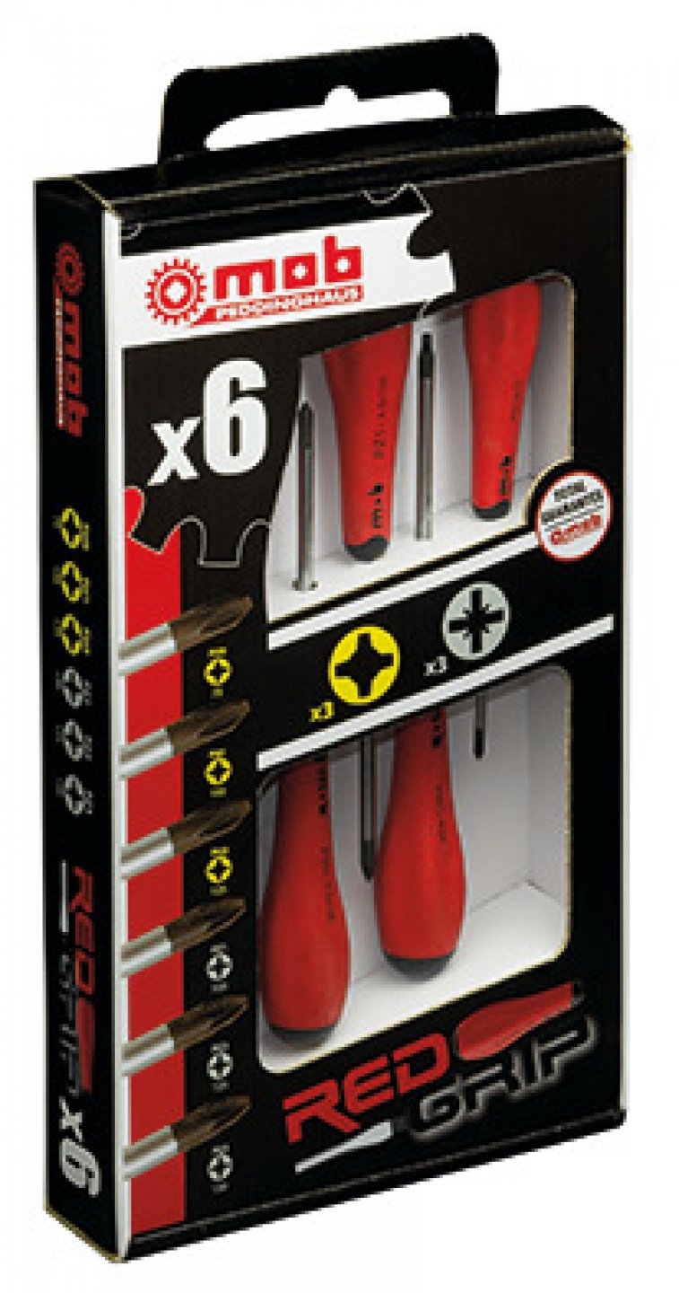 Set of 6 screwdrivers