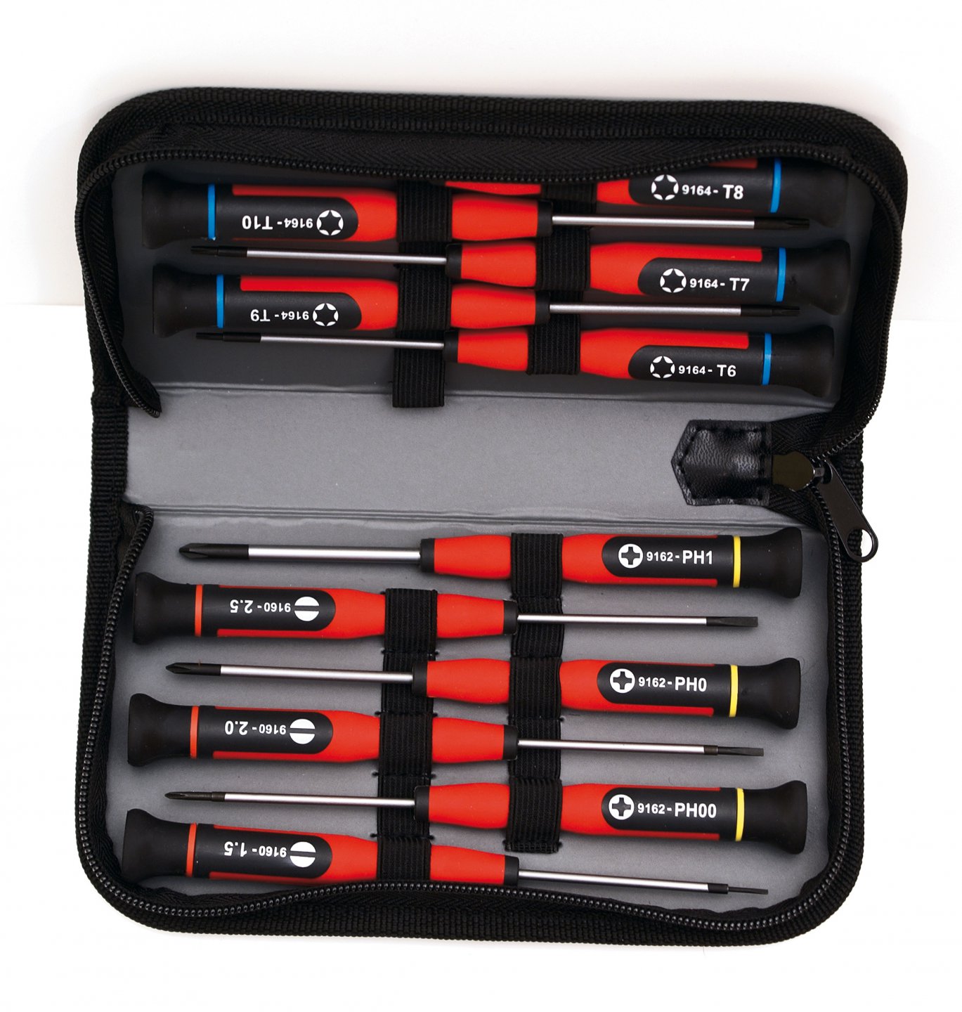 Electronics micro screwdriver set, 12 pieces