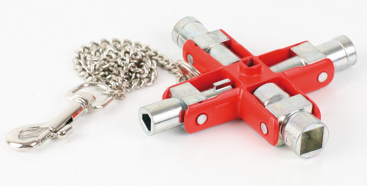 Universal key, on card