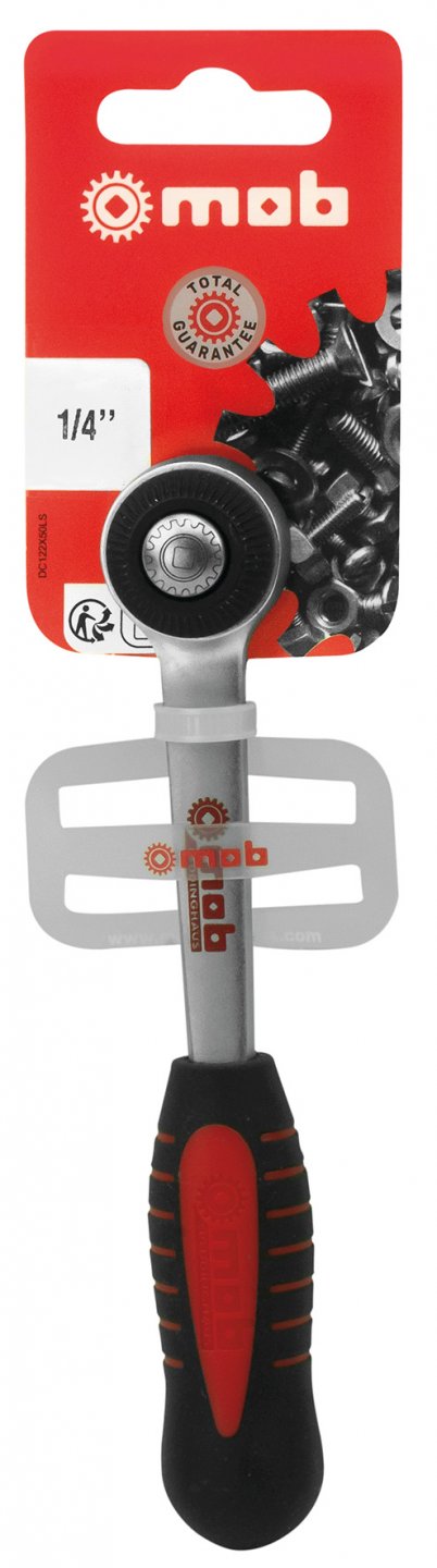 Micro ratchet 1/4'' on card