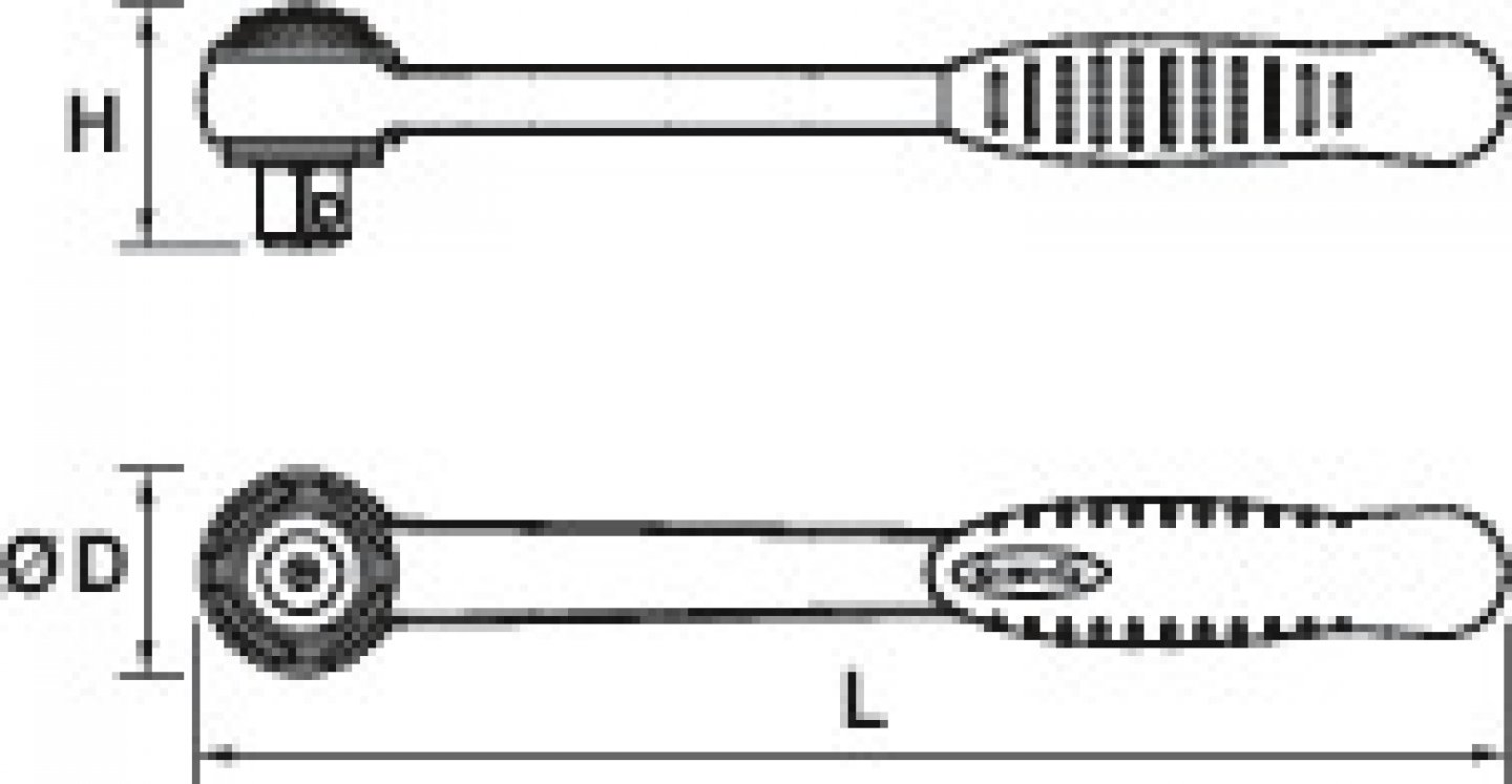 Micro ratchet 1/4'' on card 03