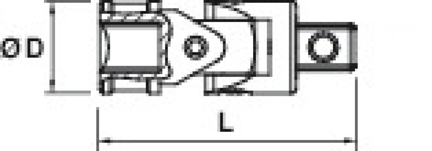 Universal joint 1/2'' 02