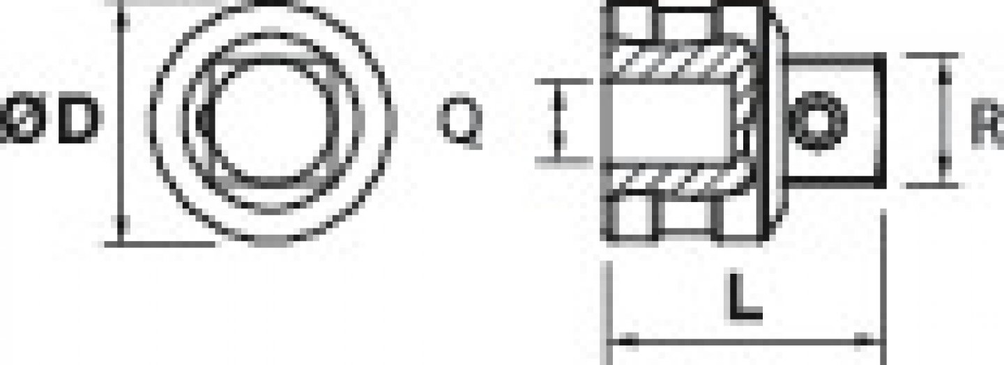 Socket adaptor 1/4'' to 3/8'' 02