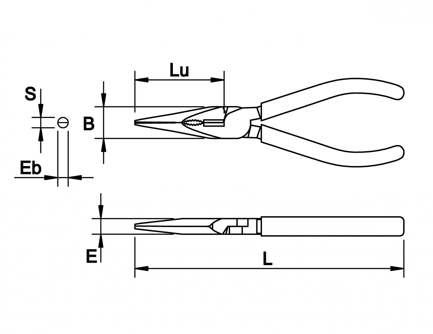 Half round nose pliers 02