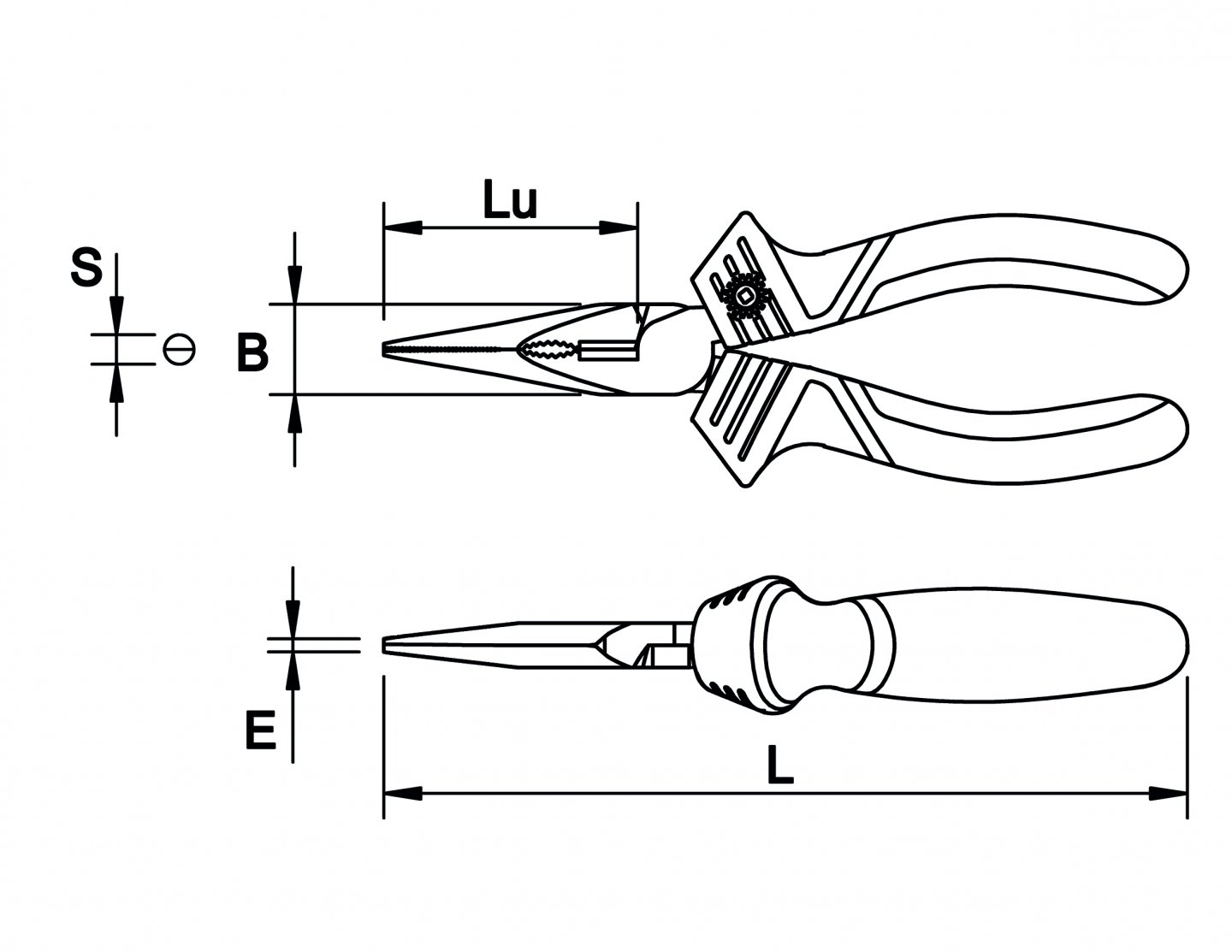Half round nose pliers 02