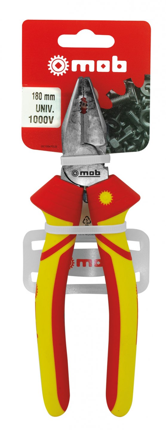 Combination pliers, on card