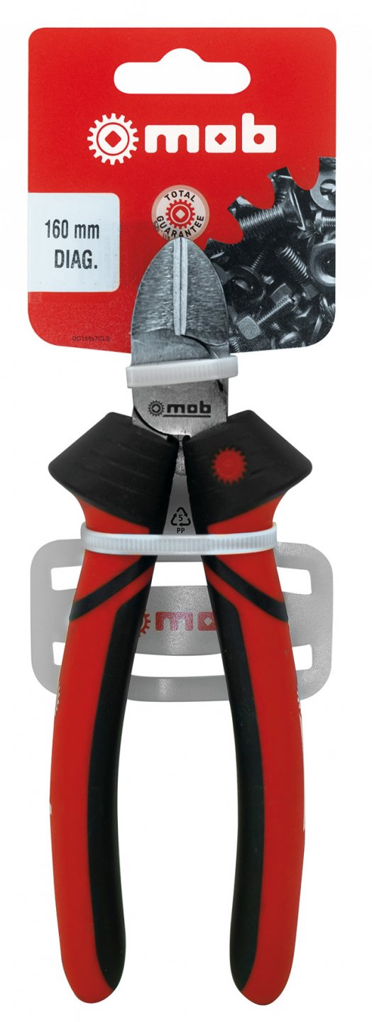 Diagonal cutting nippers, on card