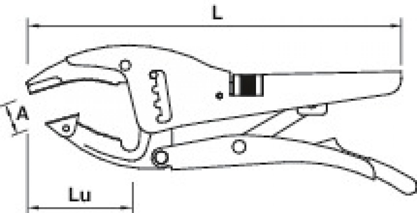 Lock-grip pliers with swivel lower jaw 02