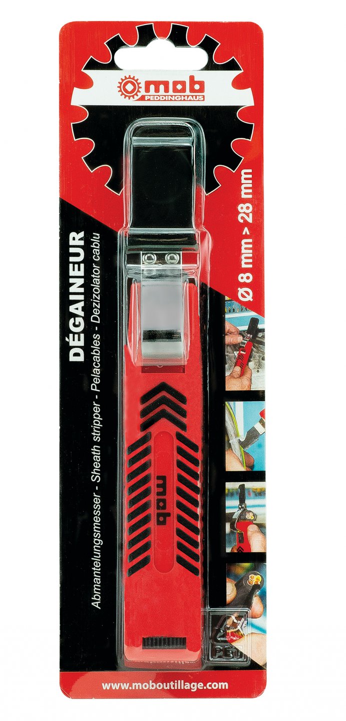 Wire stripping knife, on card 02