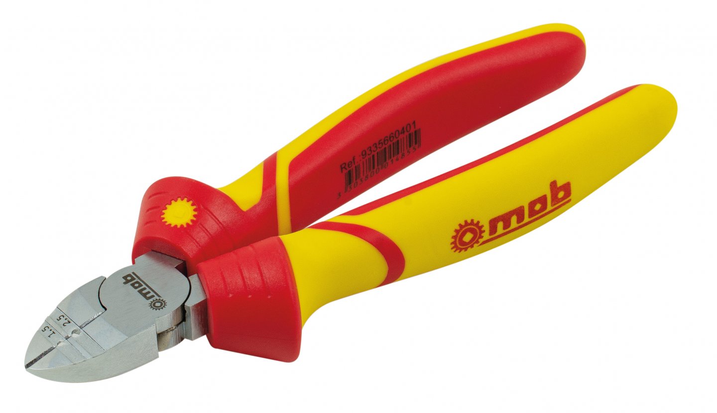 Diagonal cutting nippers & wire stripper 02