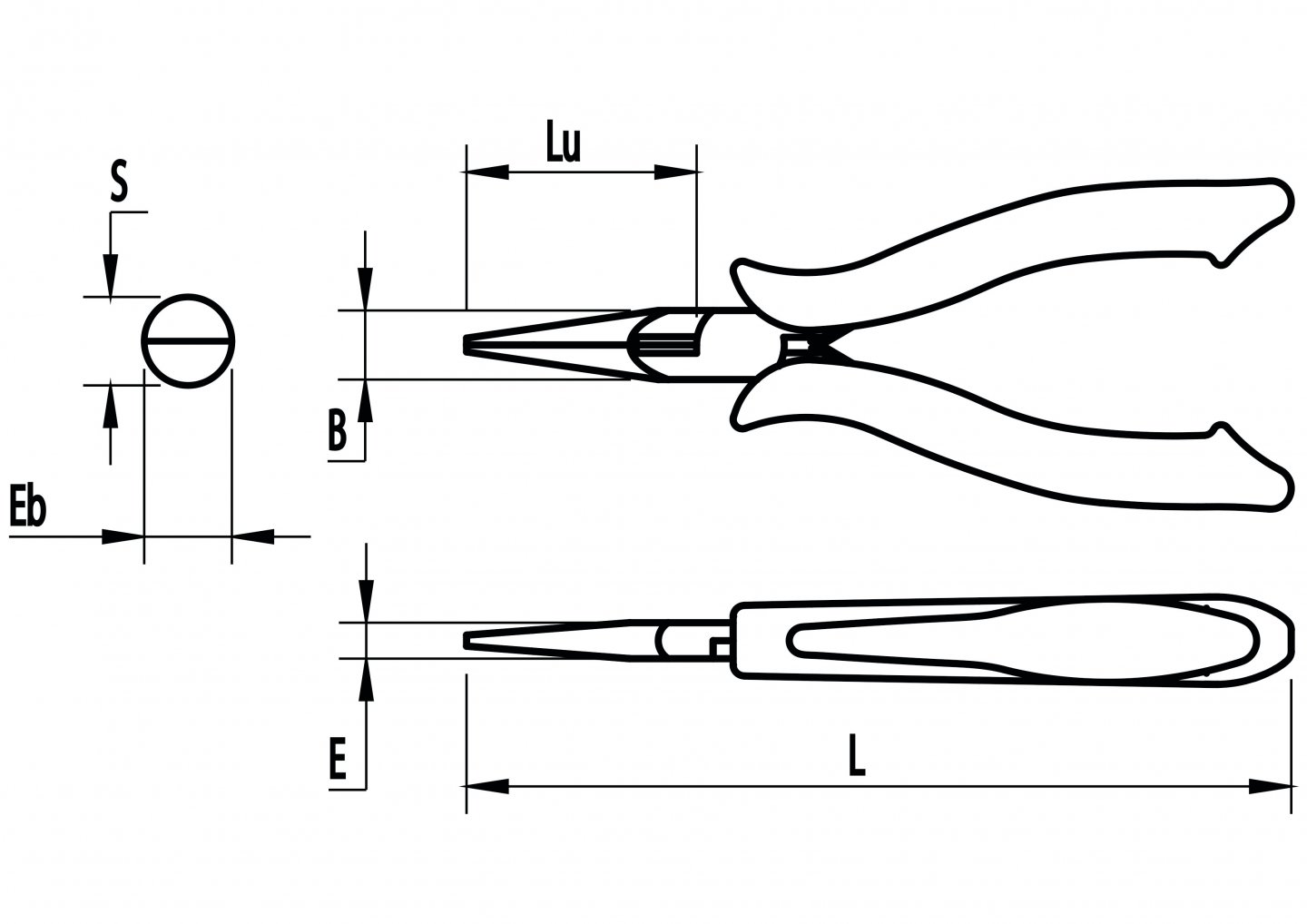 Half round nose pliers 02